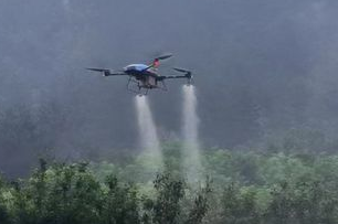 National Apple Industry Technology System Qingdao Comprehensive Test Station Drone Plant Protection Flight Defense Test