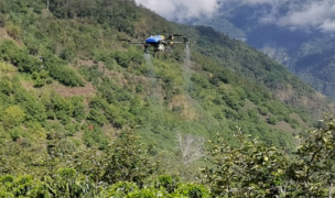 Yunnan | EAVISION Agricultural Drones Help Baoshan Coffee Spray