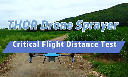 EA-20X (THOR) Agriculture Drone Critical Flight Distance Test