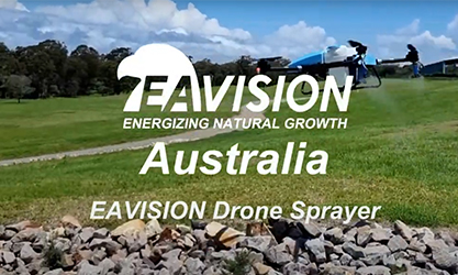 EAVISION Drone Sprayer Flight Demo in Australia