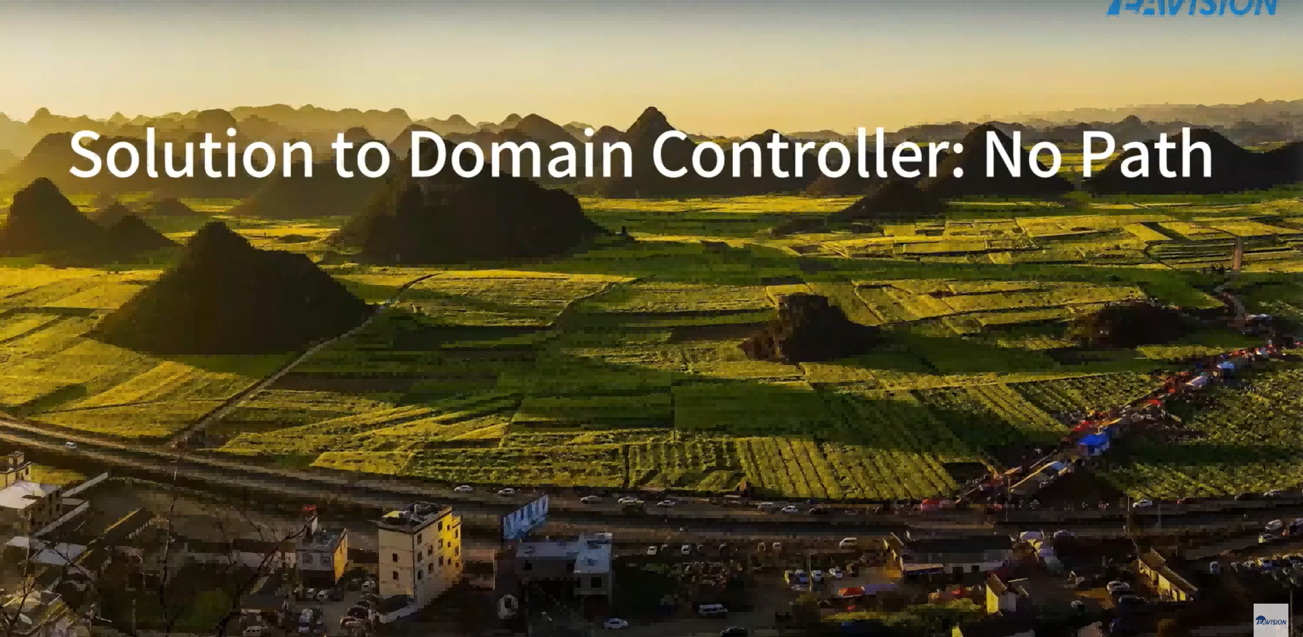 Solution to Domain Controller: No Path