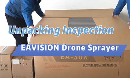 AI Intelligent Drone Sprayer Unpacking Inspection